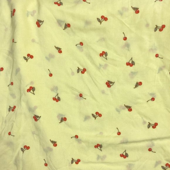 NWT Cherry Print Wrap Skirt Art Class Girls XXL (18) or Womens S/M Fruit Yellow - Picture 6 of 6